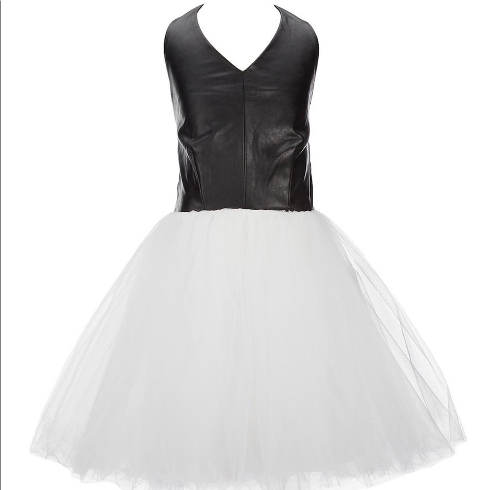 Leather & mesh dress: Miss Behave FREE SHIPPING!